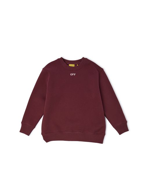Felpa, unisex, logata. OFF WHITE | FLE00460603